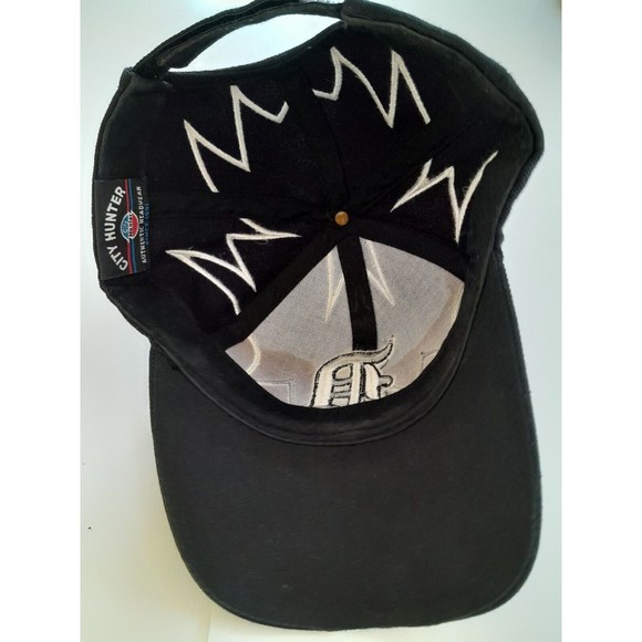 City Hunter Authentic Cap Men Detroit  Adjustable Black - Picture 10 of 10